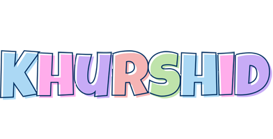 Khurshid pastel logo