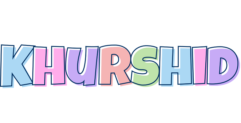 Khurshid pastel logo