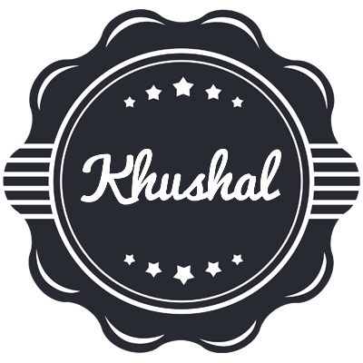 Khushal badge logo