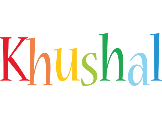 Khushal birthday logo