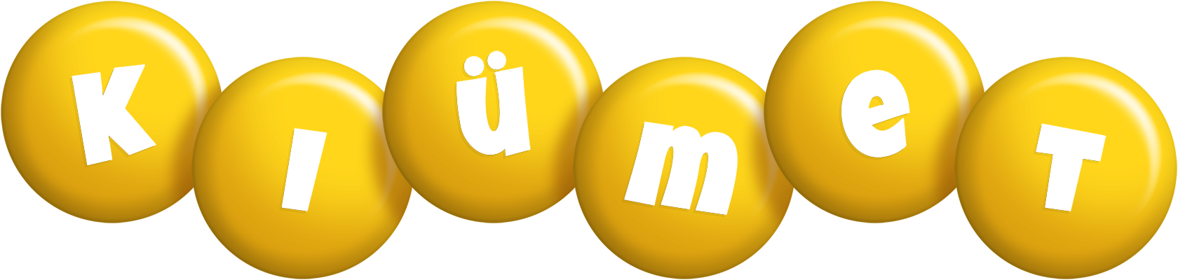 Kiümet candy-yellow logo
