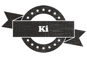 Ki grunge logo