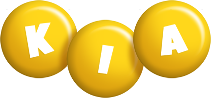 Kia candy-yellow logo