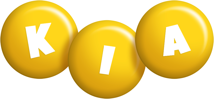 Kia candy-yellow logo