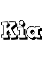 Kia snowing logo