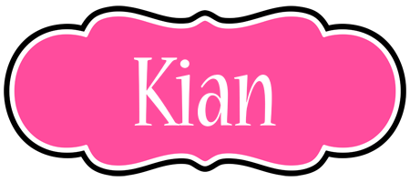 Kian invitation logo