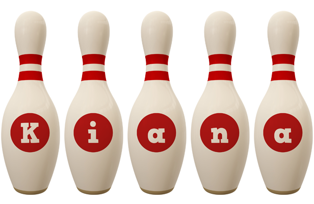 Kiana bowling-pin logo