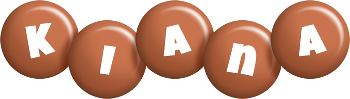 Kiana candy-brown logo