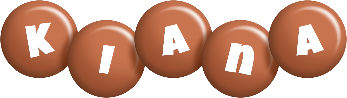 Kiana candy-brown logo
