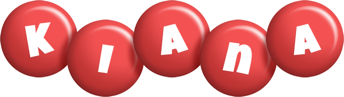 Kiana candy-red logo