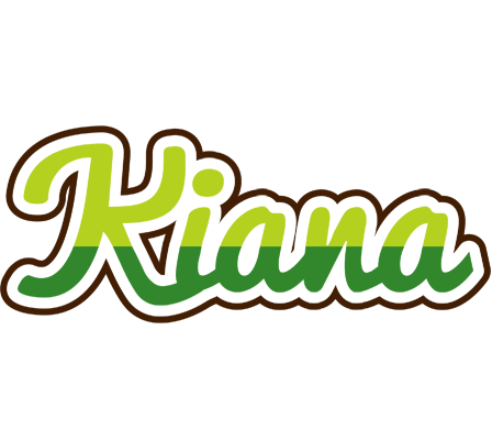 Kiana golfing logo