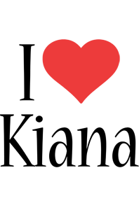 Kiana i-love logo