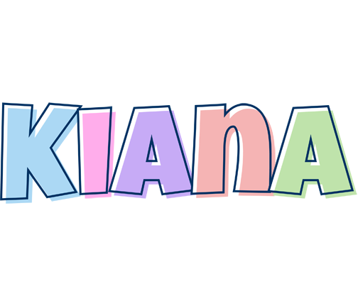 Kiana pastel logo