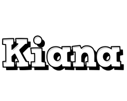 Kiana snowing logo