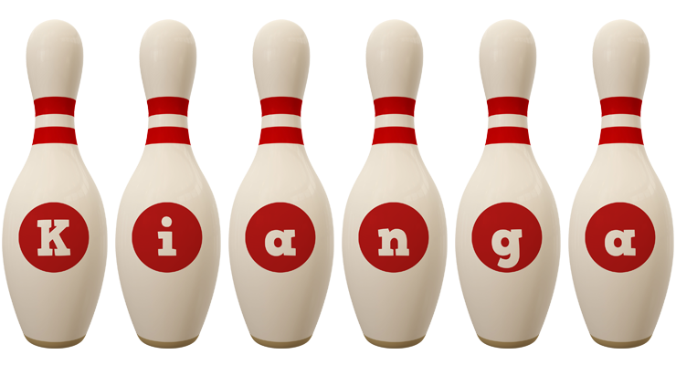 Kianga bowling-pin logo