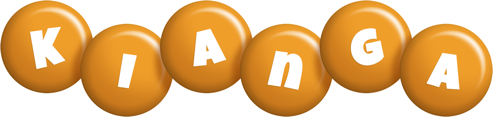 Kianga candy-orange logo