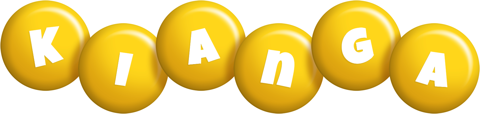 Kianga candy-yellow logo