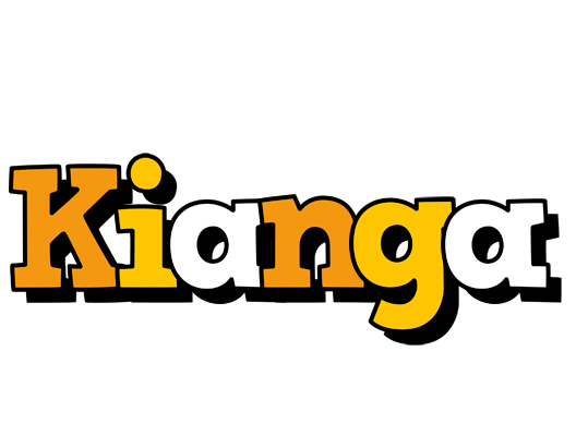 Kianga cartoon logo