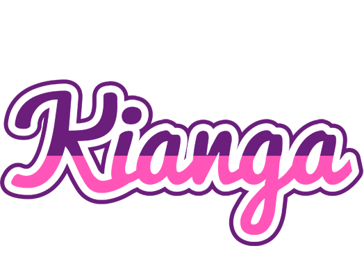 Kianga cheerful logo