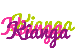 Kianga flowers logo