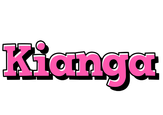 Kianga girlish logo