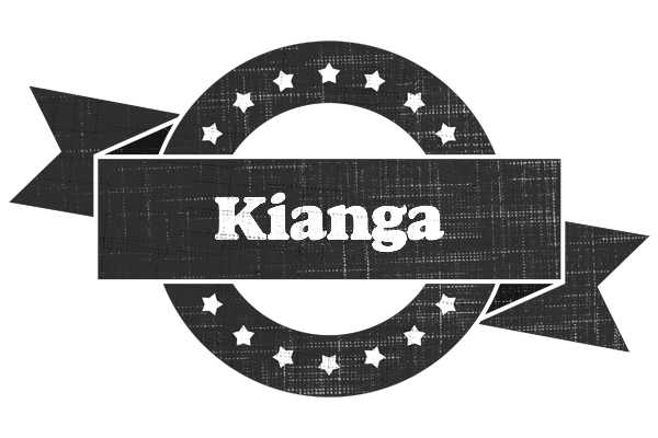 Kianga grunge logo