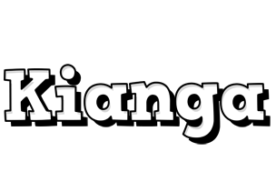 Kianga snowing logo