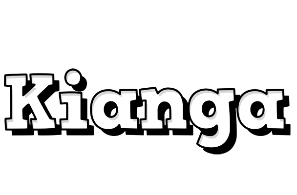 Kianga snowing logo