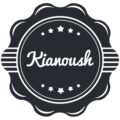 Kianoush badge logo