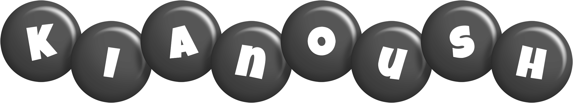 Kianoush candy-black logo