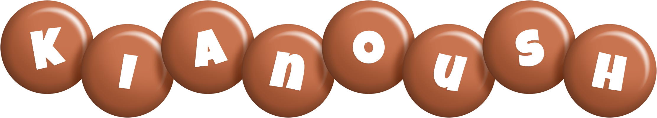 Kianoush candy-brown logo