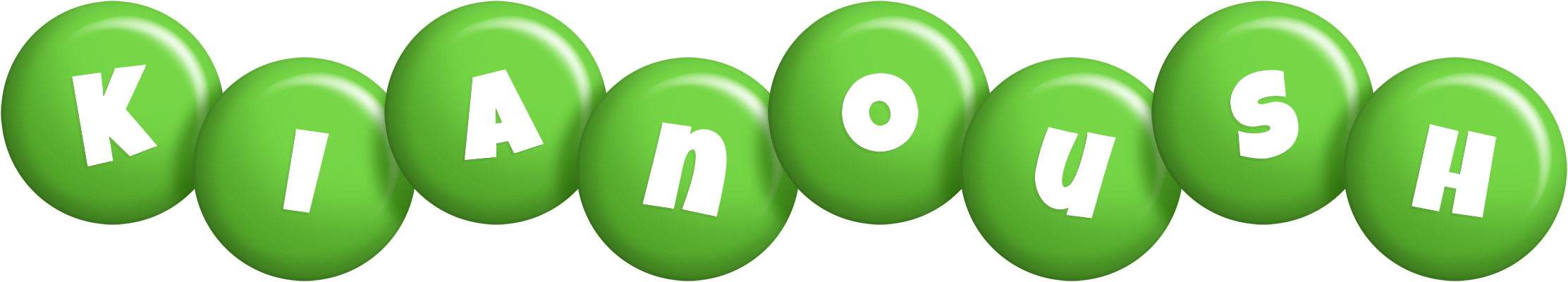 Kianoush candy-green logo