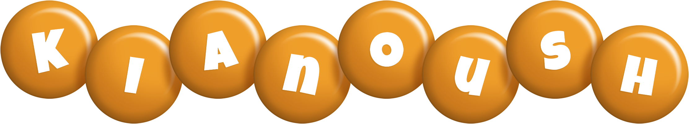 Kianoush candy-orange logo