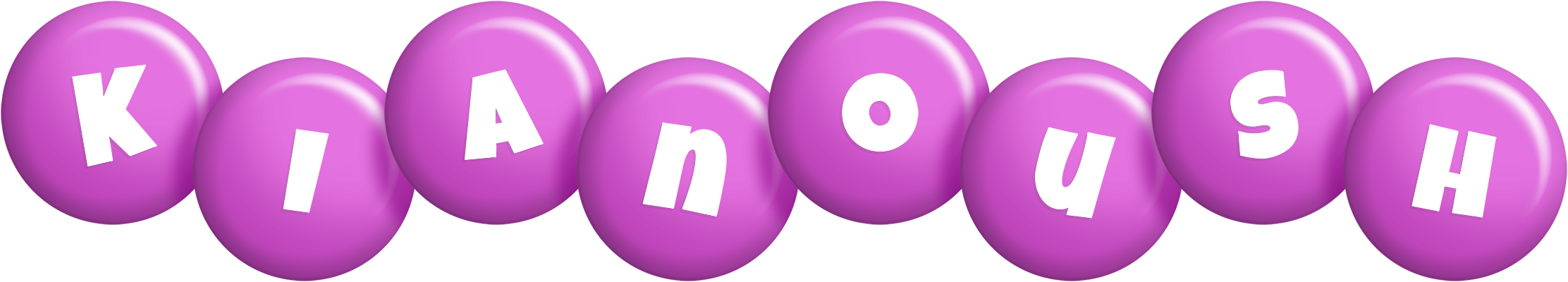 Kianoush candy-purple logo