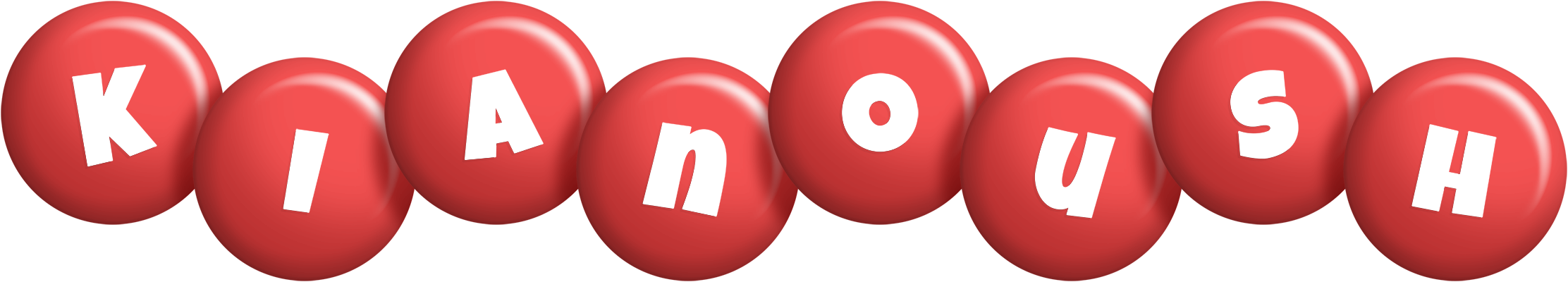 Kianoush candy-red logo