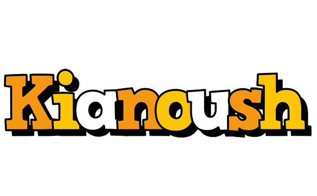 Kianoush cartoon logo