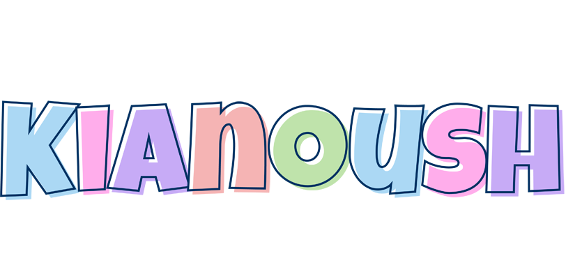 Kianoush pastel logo