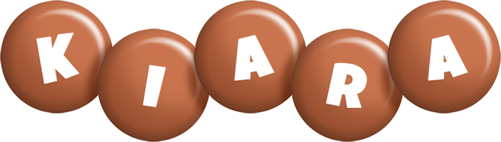 Kiara candy-brown logo
