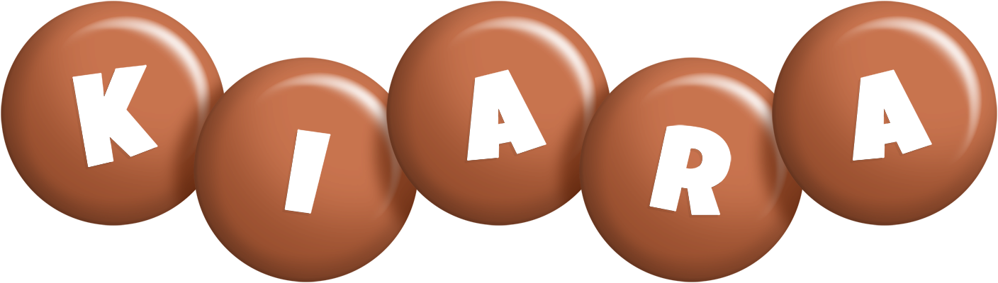 Kiara candy-brown logo