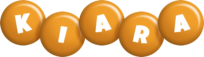 Kiara candy-orange logo