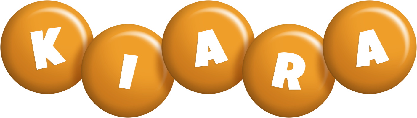 Kiara candy-orange logo