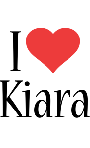 Kiara i-love logo