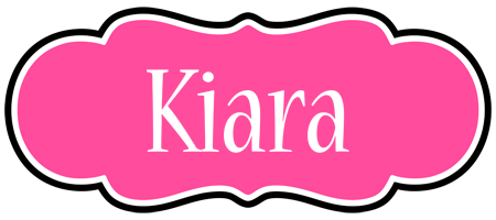 Kiara invitation logo