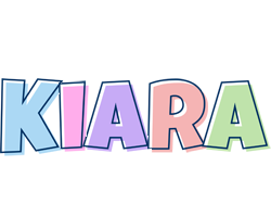Kiara pastel logo