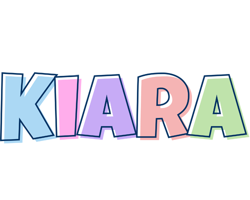 Kiara pastel logo