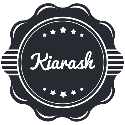 Kiarash badge logo