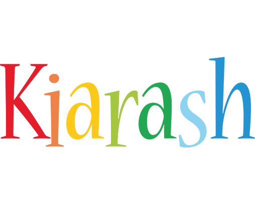 Kiarash birthday logo