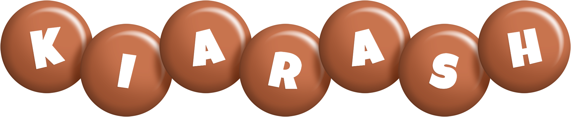 Kiarash candy-brown logo