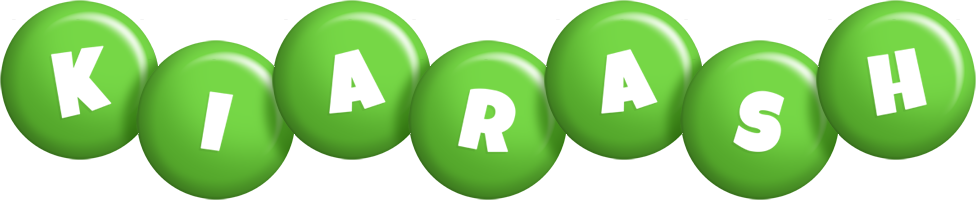 Kiarash candy-green logo