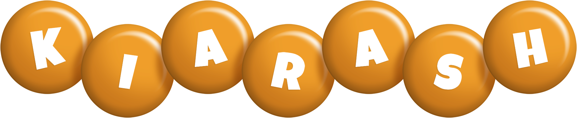 Kiarash candy-orange logo